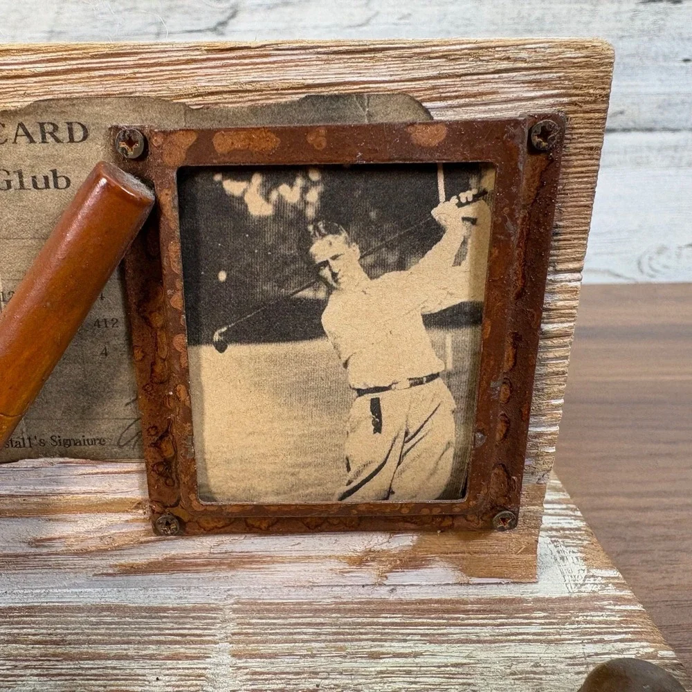 Vintage Bobby Jones Merion Cricket Club Score Card‎ Desk Paper Holder